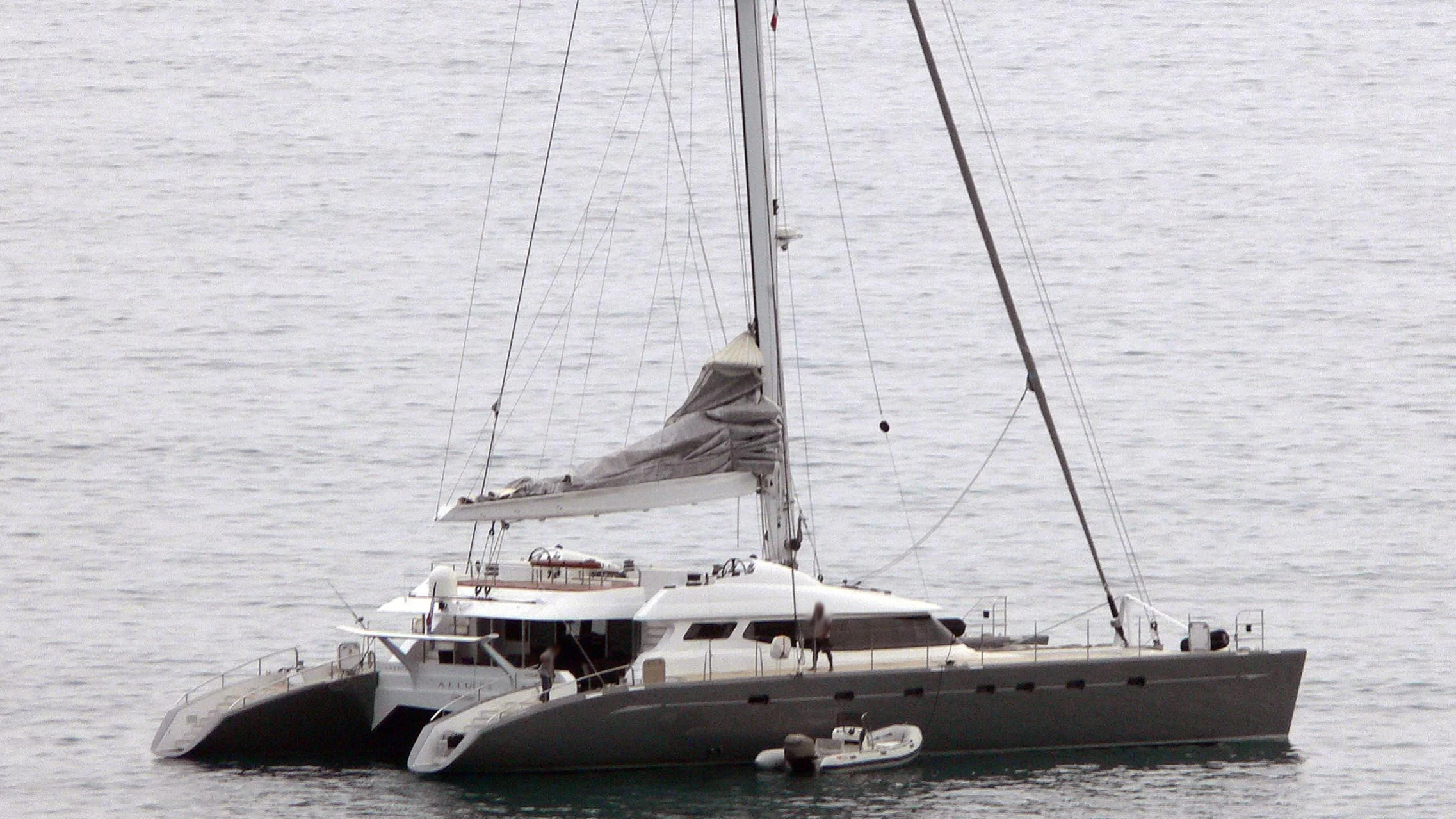 a boat in the water aboard ALLURES Yacht for Charter