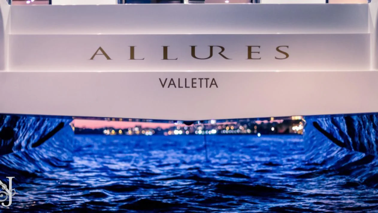 a screenshot of a computer aboard ALLURES Yacht for Charter