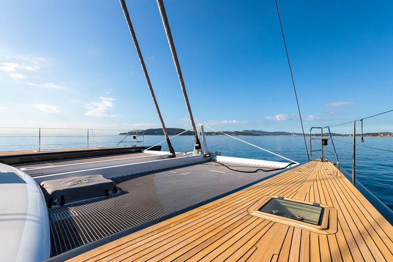 a boat on the water aboard ALLURES Yacht for Charter