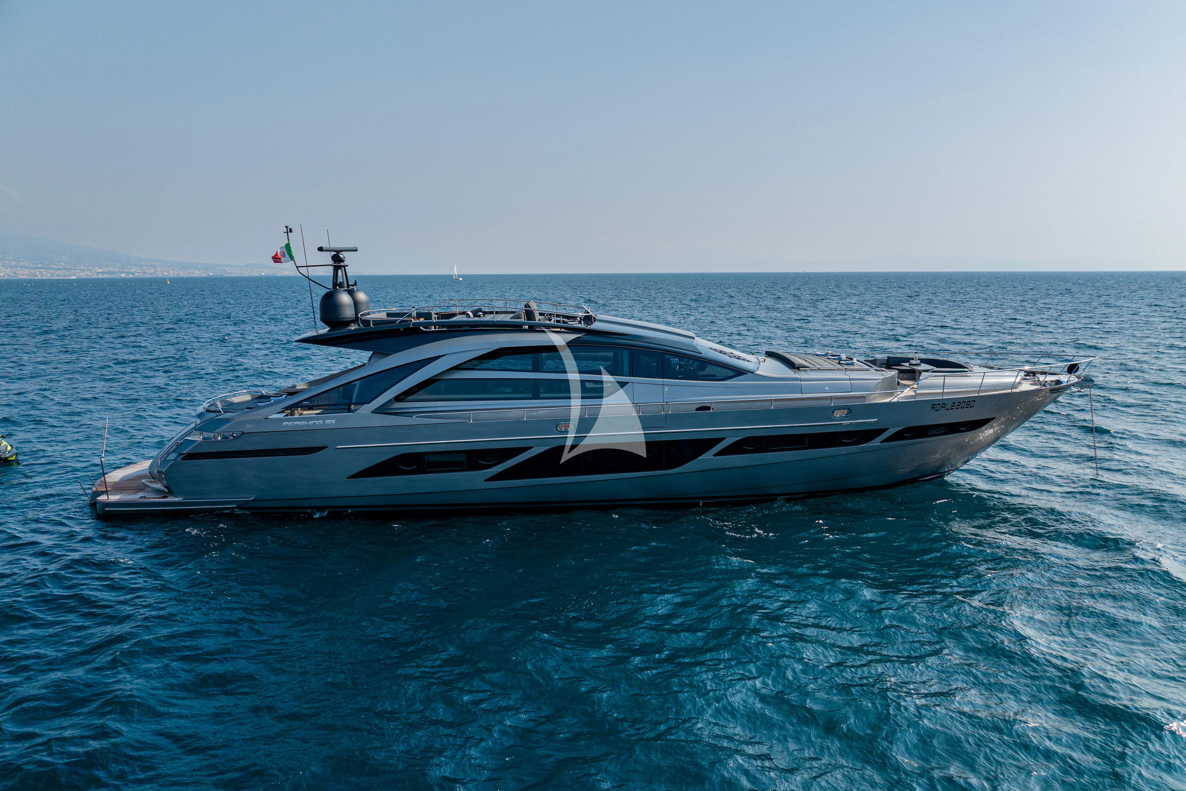 a boat in the water aboard SOPHIA Yacht for Sale