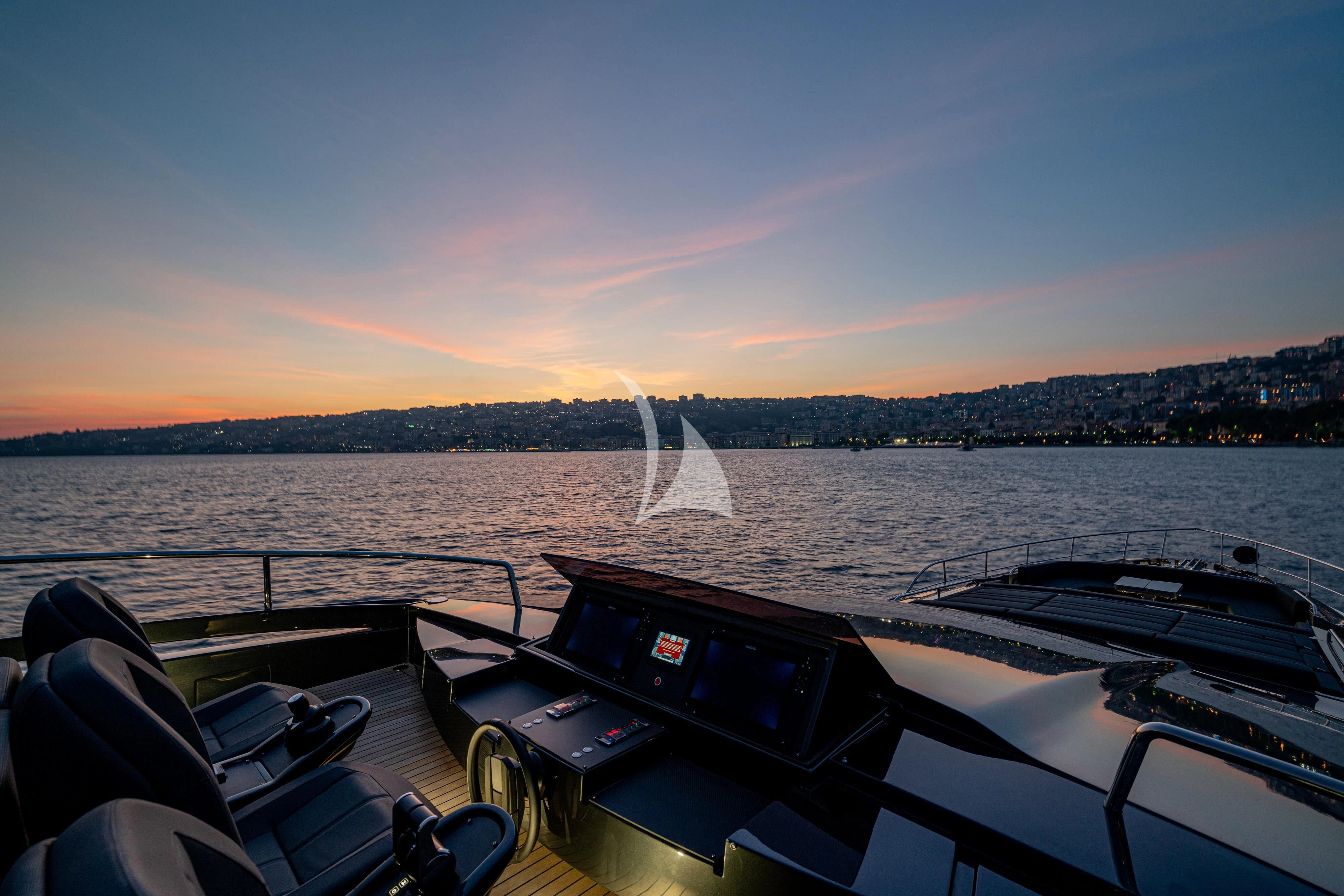 a boat on the water aboard SOPHIA Yacht for Sale