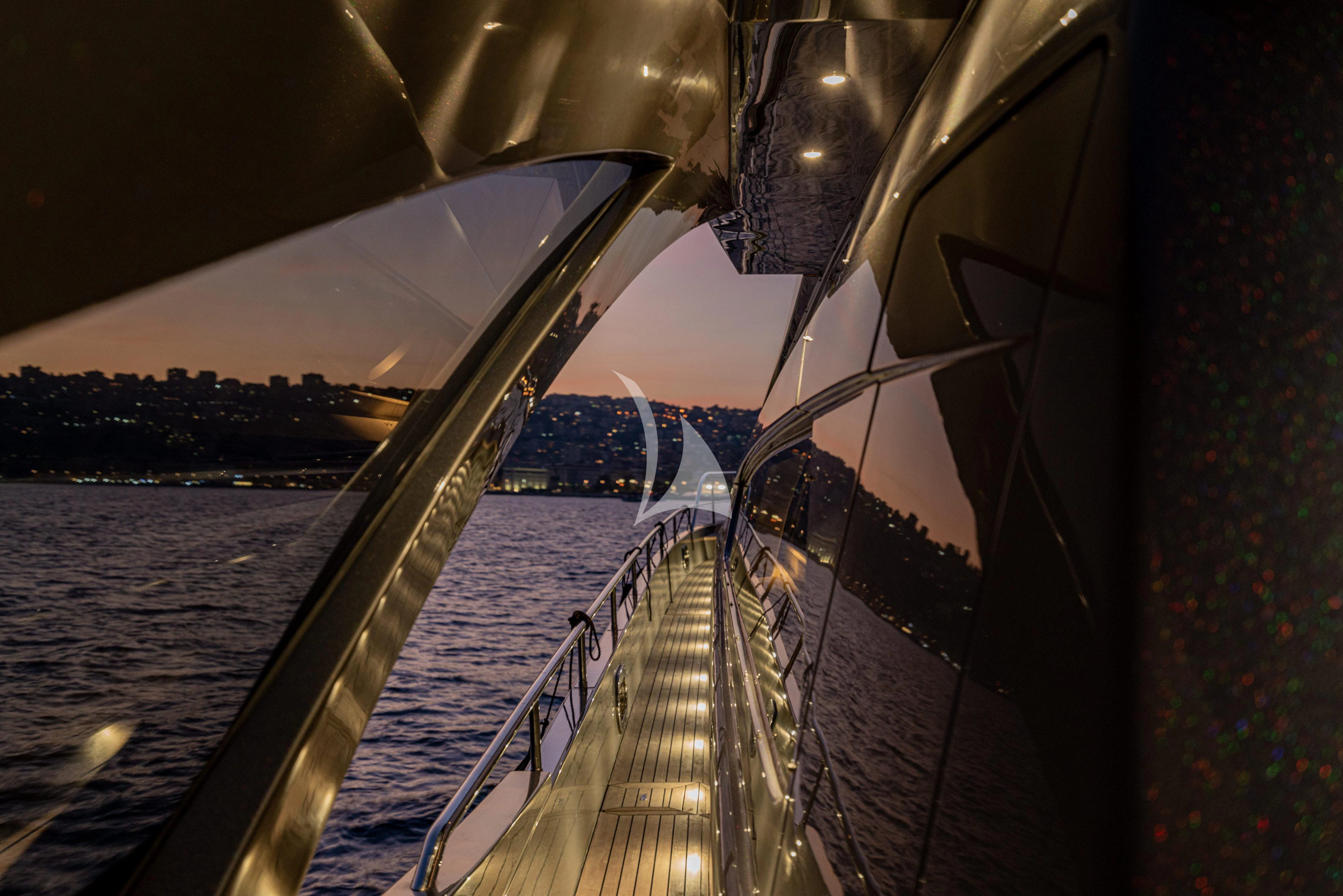 a boat on the water aboard SOPHIA Yacht for Sale