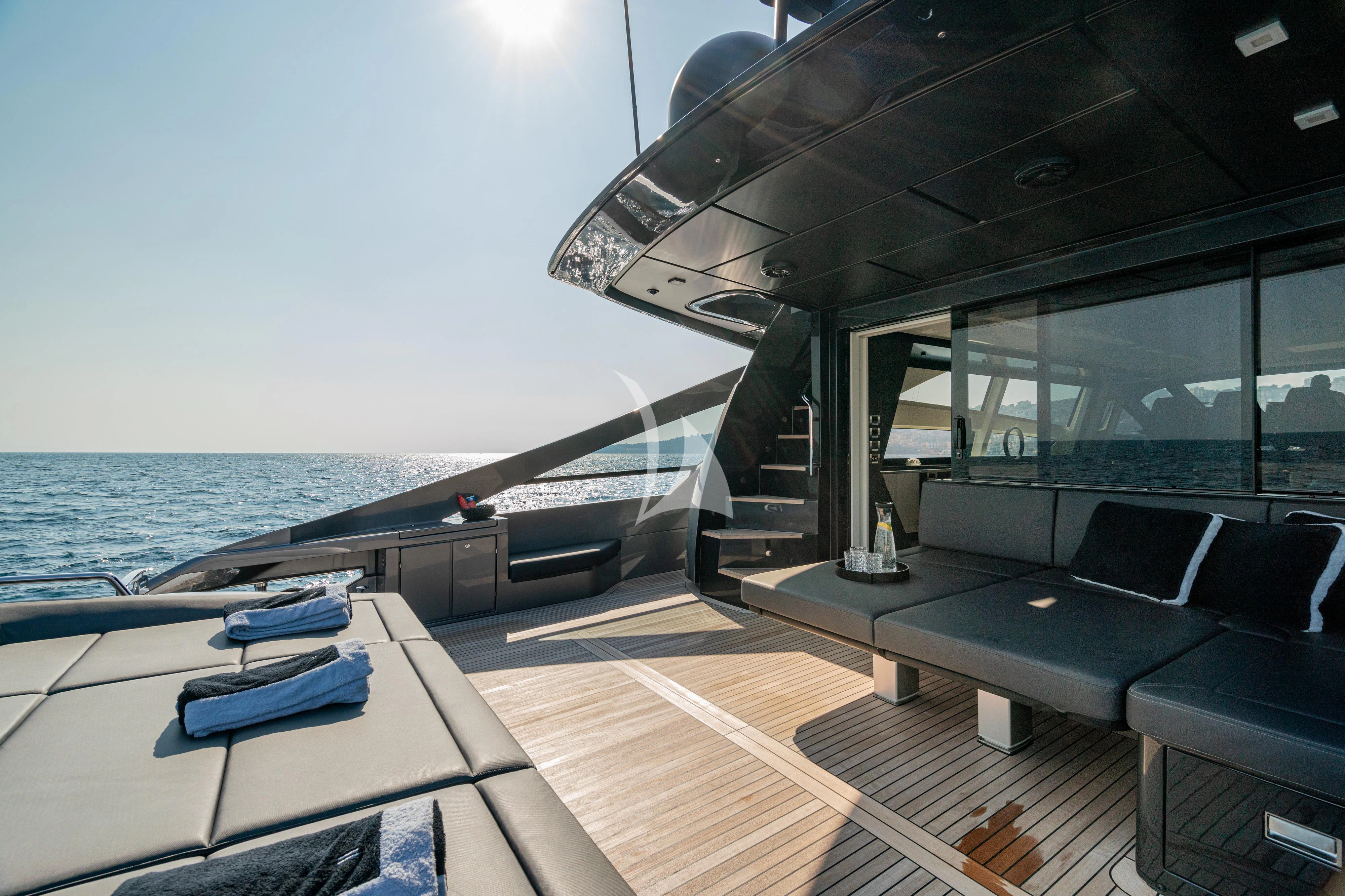 a boat on the water aboard SOPHIA Yacht for Sale