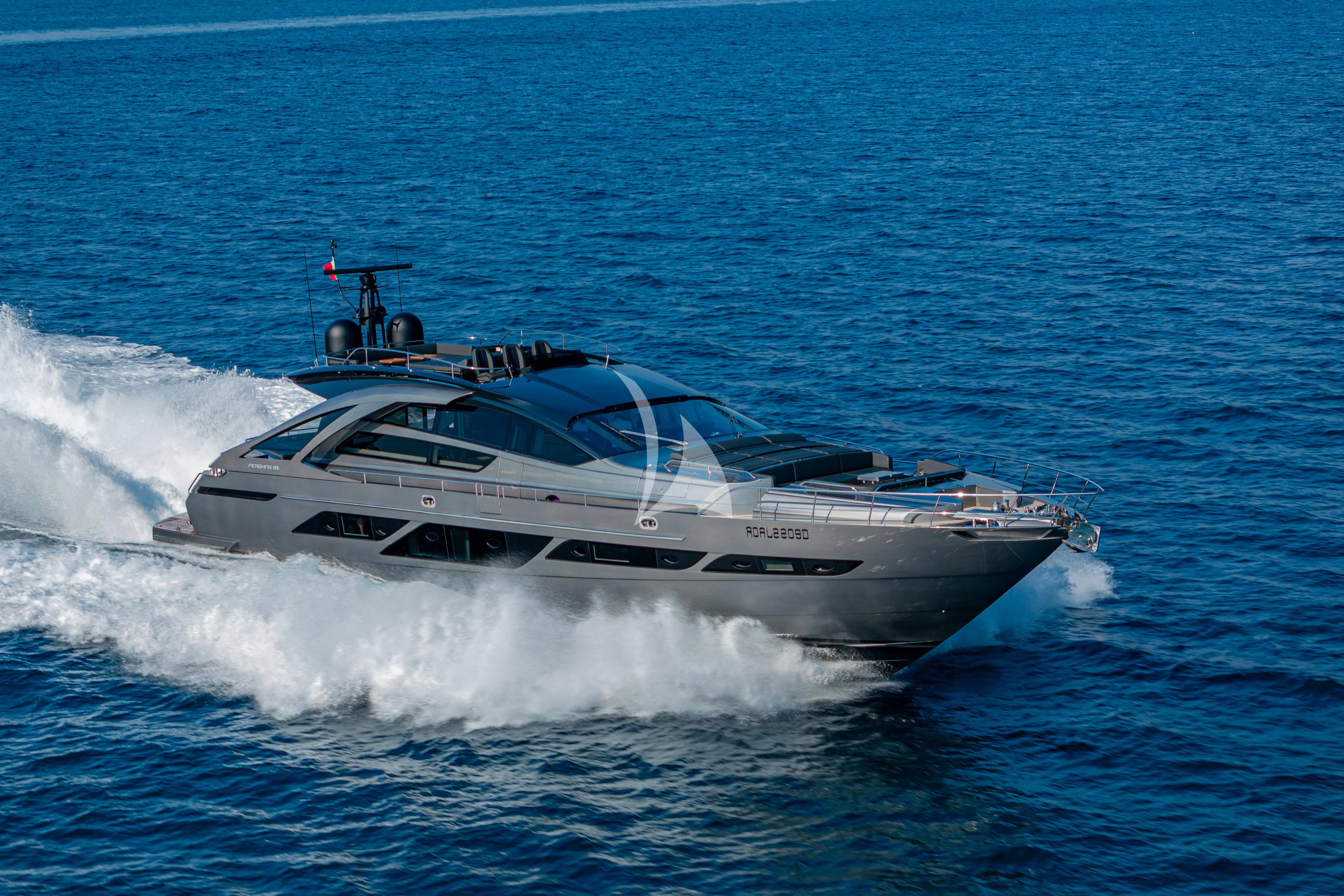 a boat on the water aboard SOPHIA Yacht for Sale
