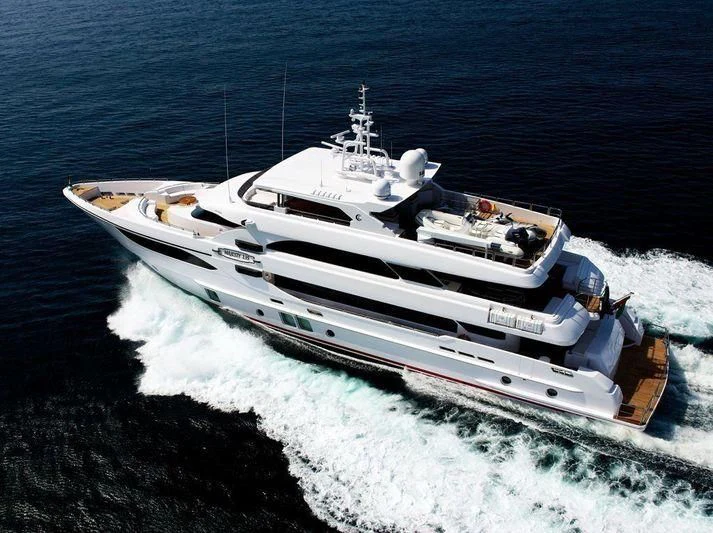 a ship on the water aboard UAQ 1 Yacht for Sale