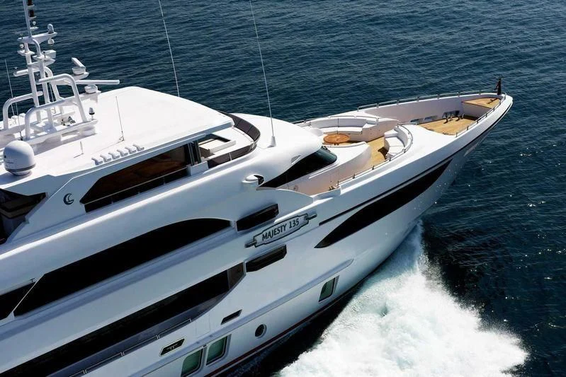 a boat on the water aboard UAQ 1 Yacht for Sale