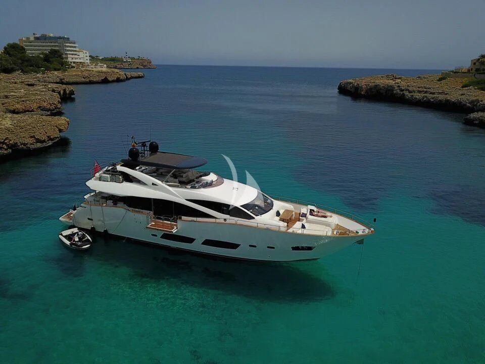 a boat on the water aboard RAY 3 Yacht for Sale