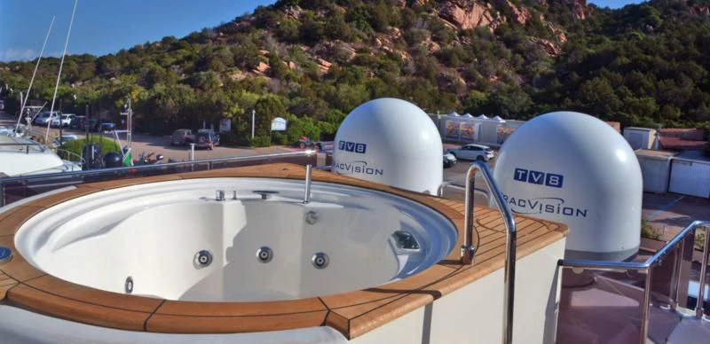 a boat on the water aboard BLESSED ONE Yacht for Sale