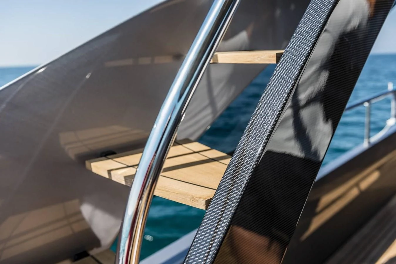 a close-up of a building aboard PERSHING 8X Yacht for Sale