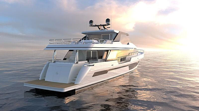 a boat on the water aboard OCEAN ALEXANDER 32L10 Yacht for Sale