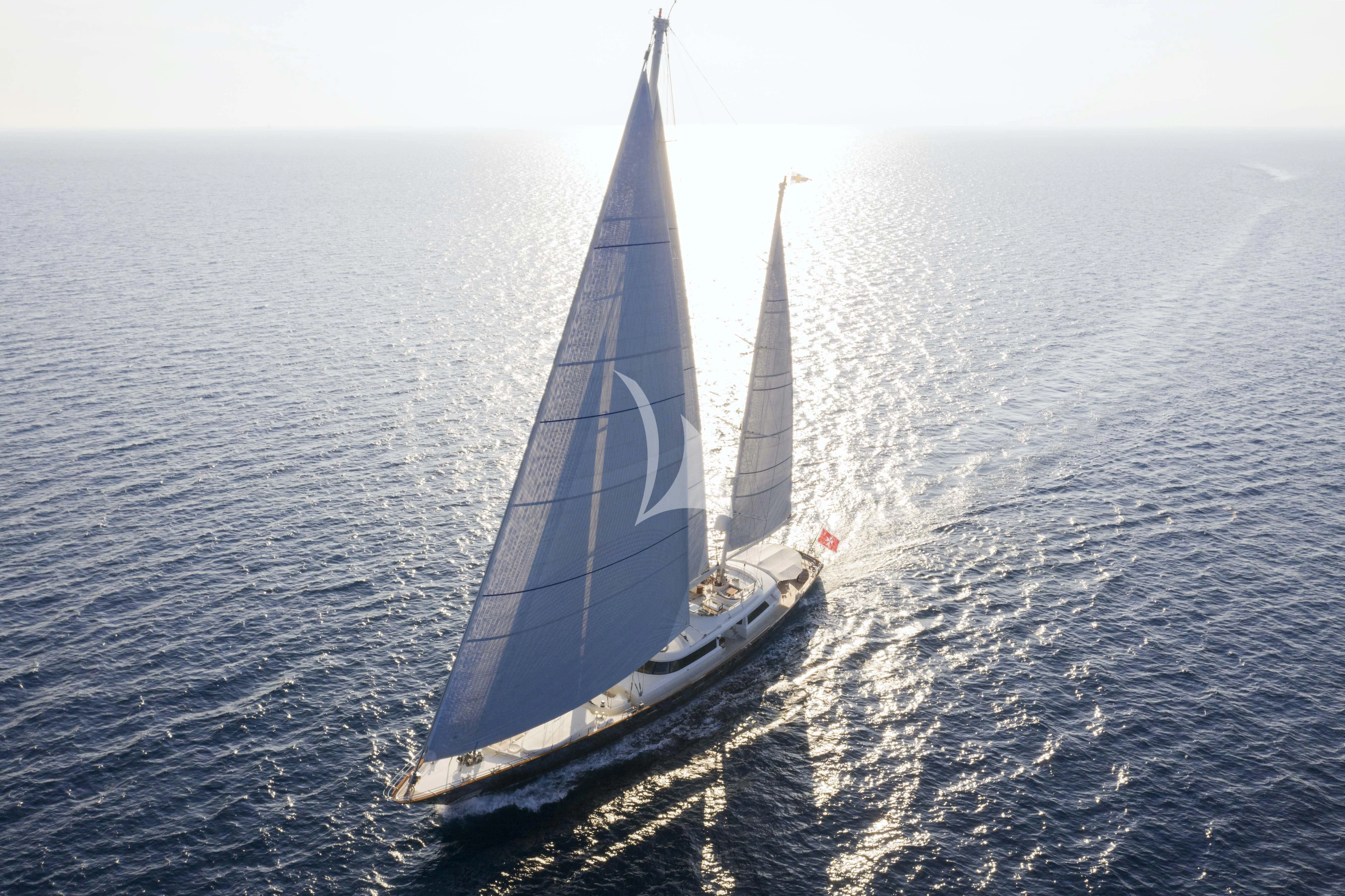 a sailboat on the water aboard XASTERIA Yacht for Charter