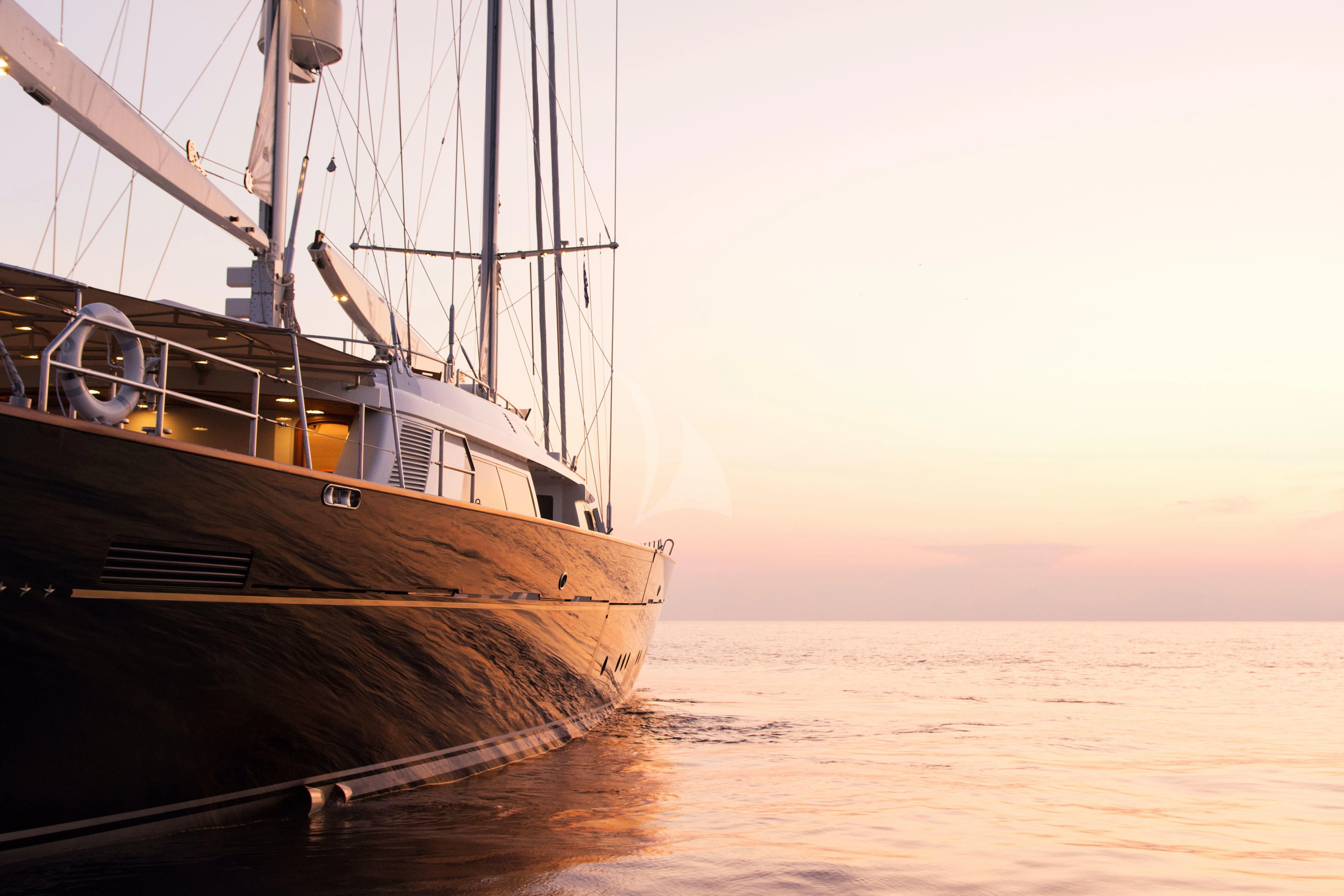 a boat on the water aboard XASTERIA Yacht for Charter