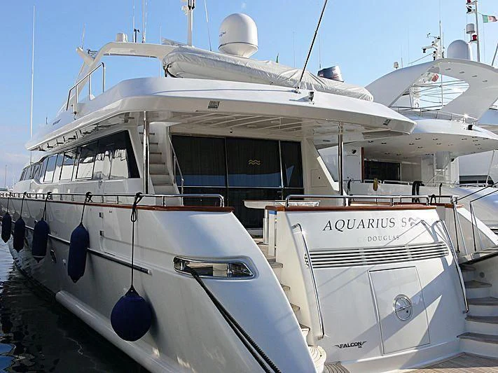 a couple of boats are parked aboard DEMAREST Yacht for Sale
