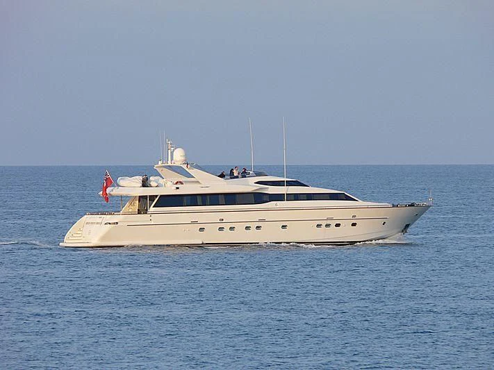 a boat in the water aboard DEMAREST Yacht for Sale