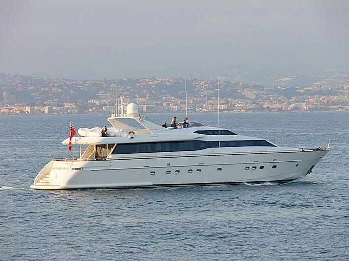 a boat on the water aboard DEMAREST Yacht for Sale
