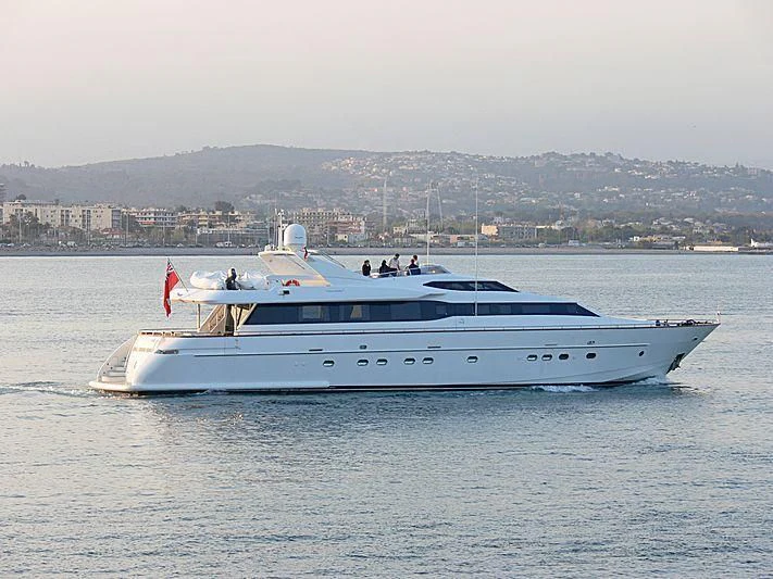 a boat on the water aboard DEMAREST Yacht for Sale