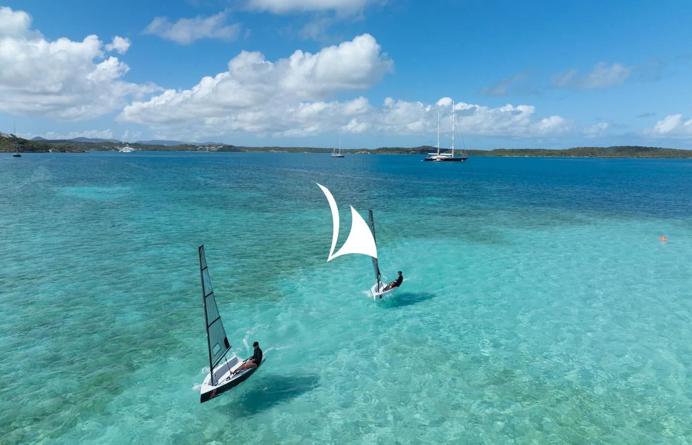 a group of people sailing on the ocean aboard ASAHI Yacht for Sale