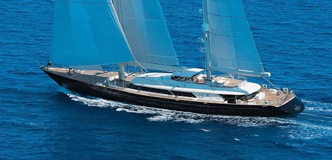 a boat on the water aboard ASAHI Yacht for Sale