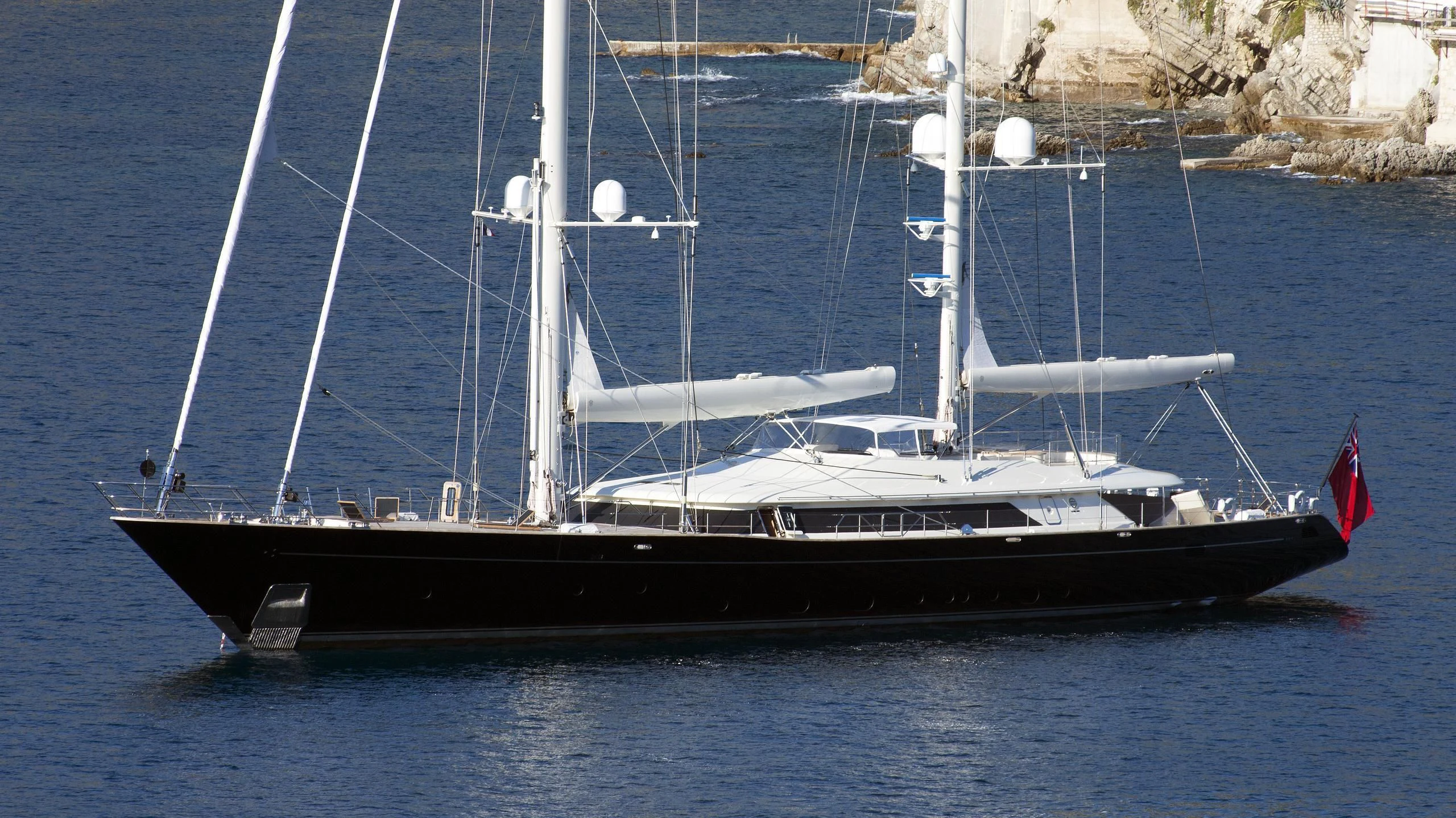 a boat on the water aboard ASAHI Yacht for Sale