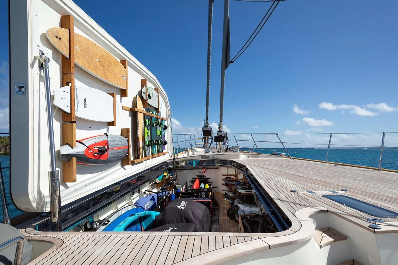 a boat on the water aboard ASAHI Yacht for Sale