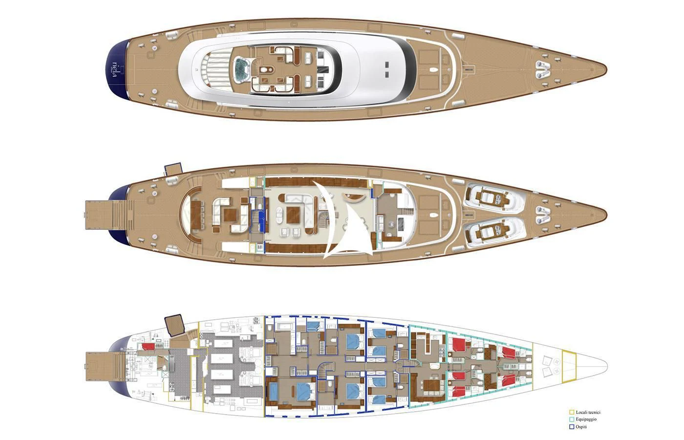 a couple of silver and black electronic devices with a white background aboard ASAHI Yacht for Sale