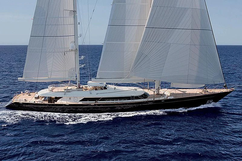 a sailboat on the water aboard ASAHI Yacht for Sale