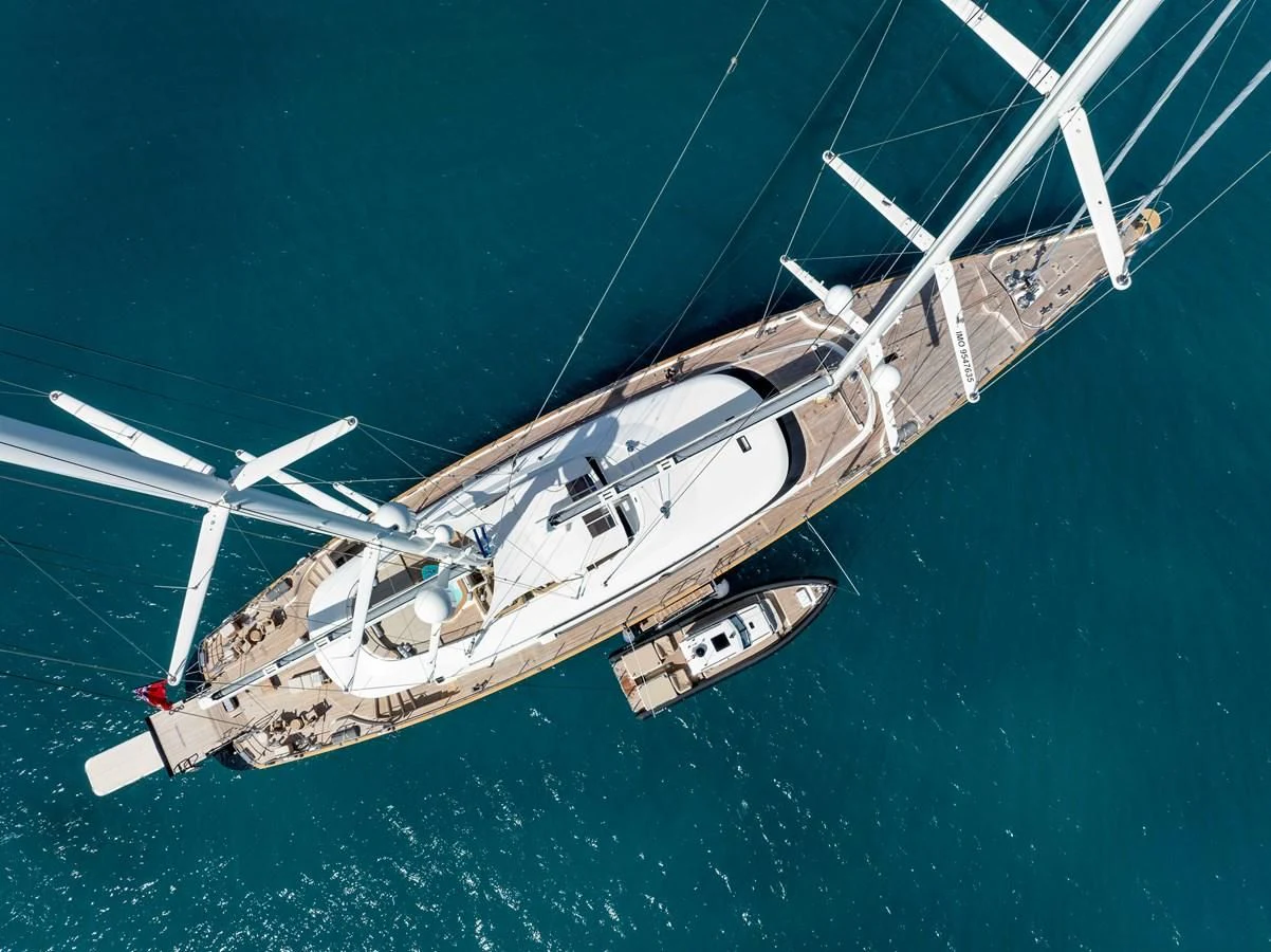 a boat in the water aboard ASAHI Yacht for Sale