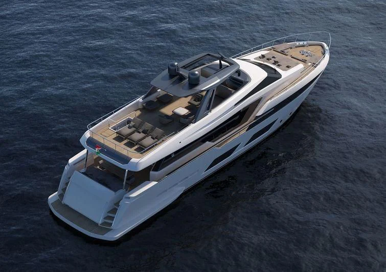 a boat on the water aboard LADY F Yacht for Sale