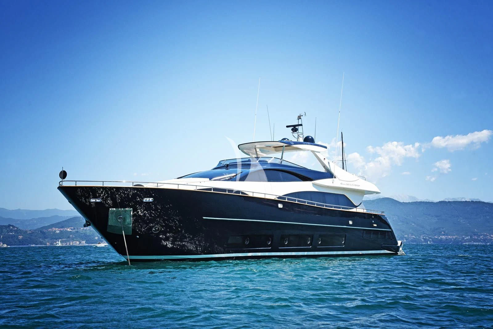 a boat in the water aboard ANYTHING GOES IV Yacht for Sale