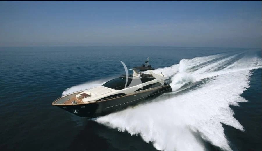 a boat on the water aboard ANYTHING GOES IV Yacht for Sale