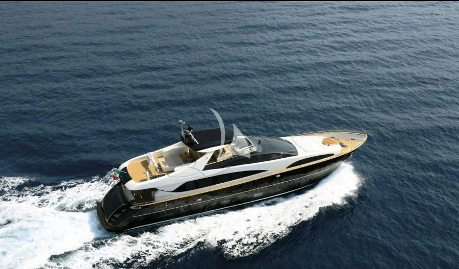 a boat on the water aboard ANYTHING GOES IV Yacht for Sale