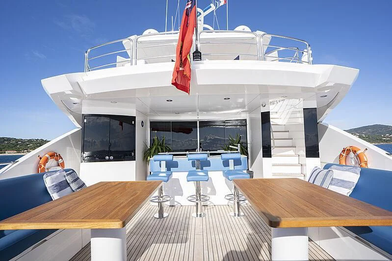 a boat on the water aboard R2 Yacht for Sale