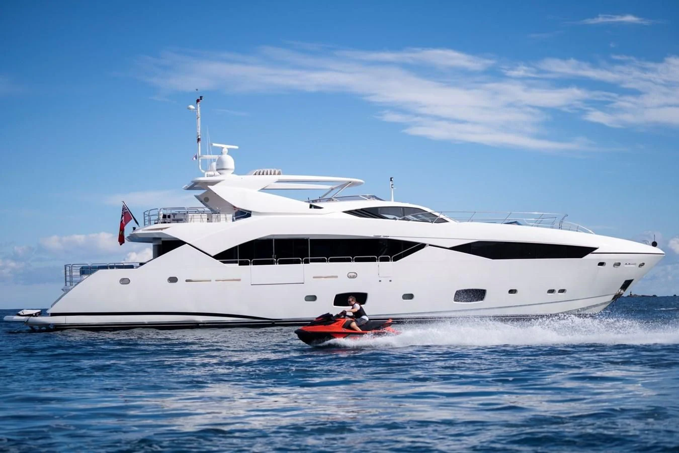 a boat on the water aboard R2 Yacht for Sale