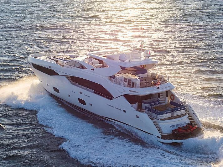 a boat on the water aboard R2 Yacht for Sale