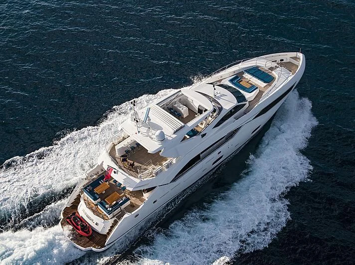 a boat on the water aboard R2 Yacht for Sale