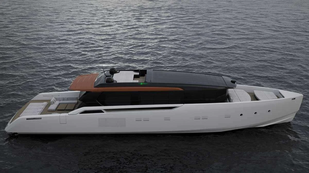 a boat on the water aboard ANMAX Yacht for Sale