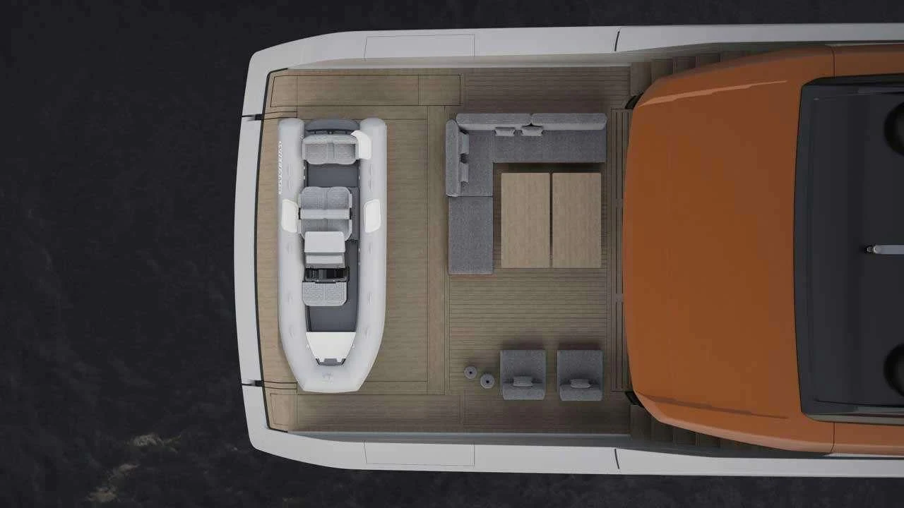 a white and black computer tower aboard ANMAX Yacht for Sale