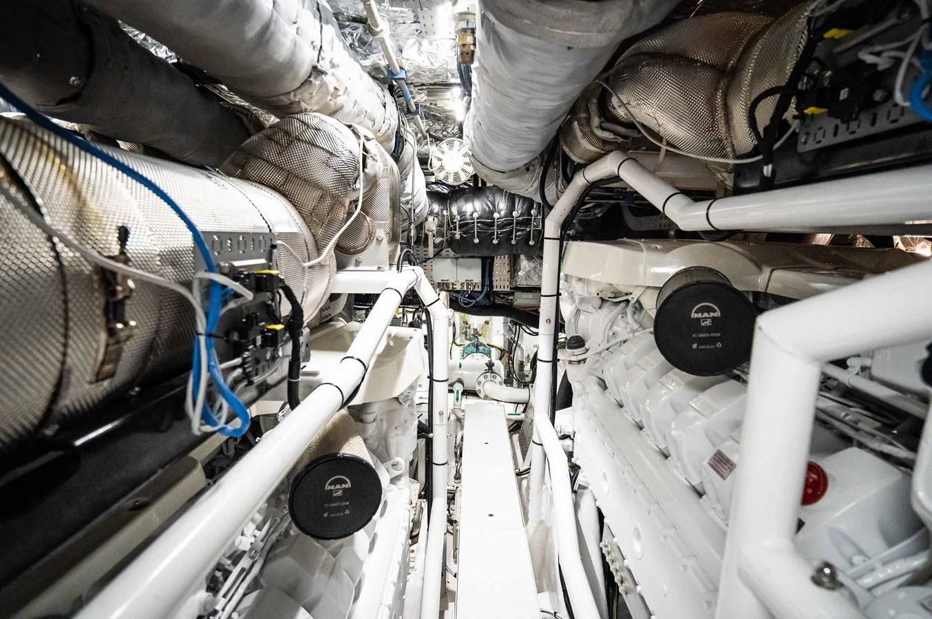 close-up of a machine aboard ANMAX Yacht for Sale
