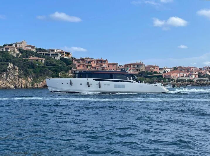 a boat on the water aboard ANMAX Yacht for Sale