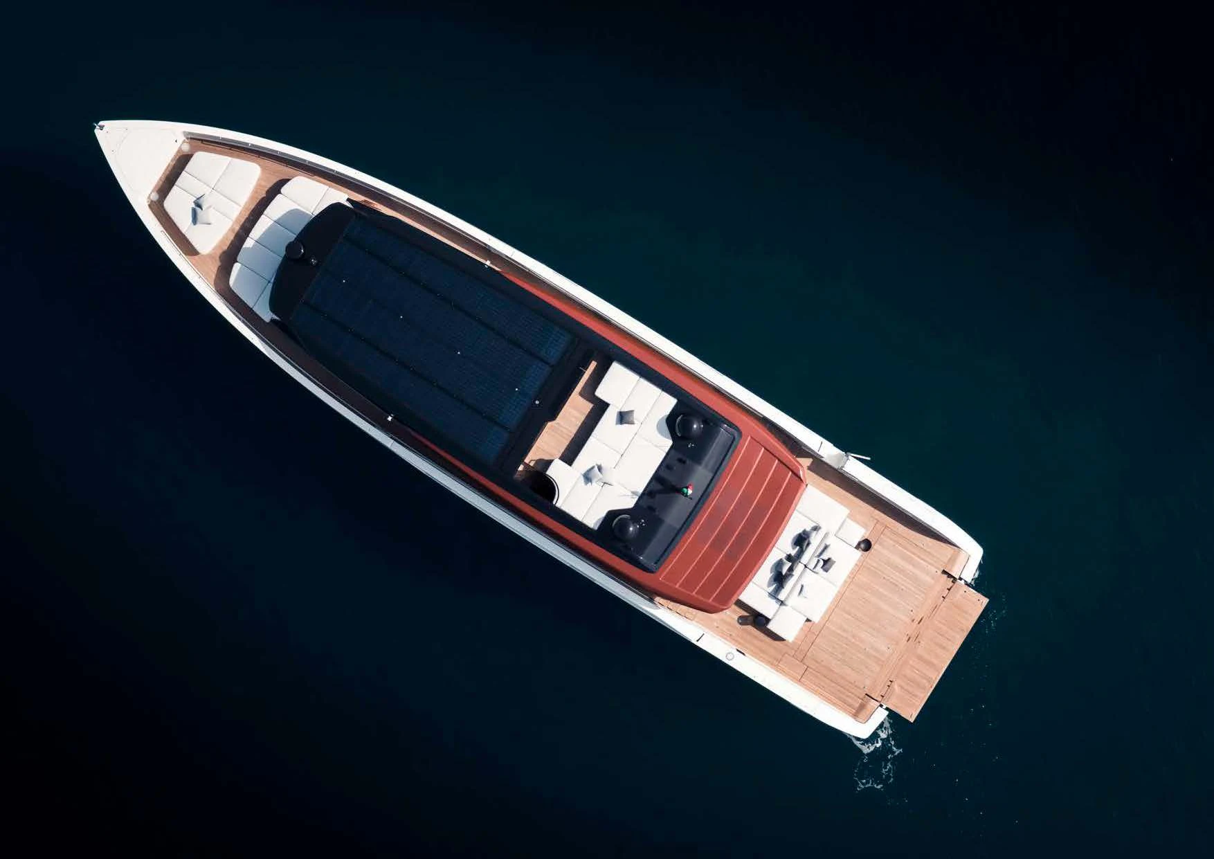 a satellite in space aboard ANMAX Yacht for Sale