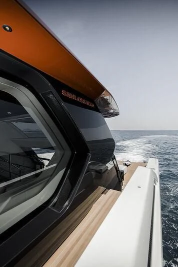 a boat on the water aboard ANMAX Yacht for Sale