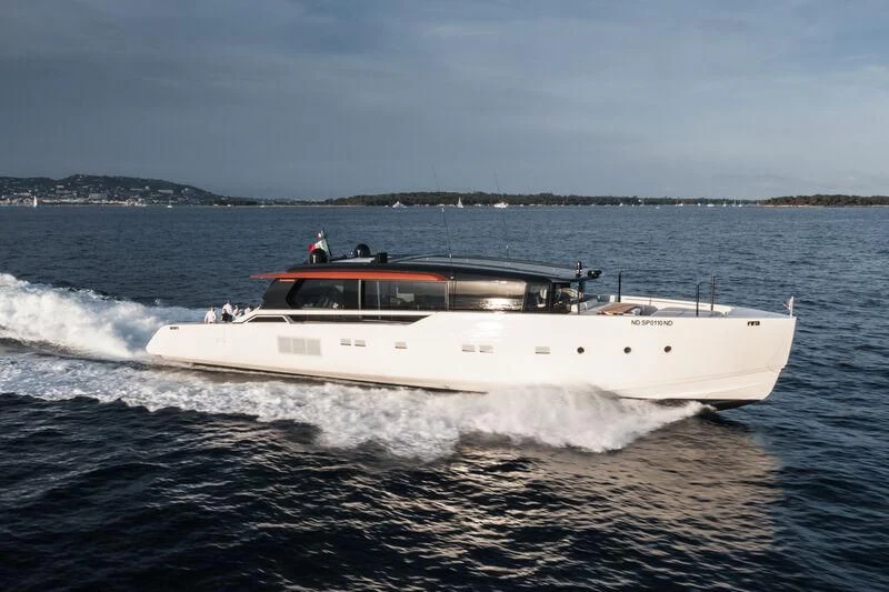 a boat on the water aboard ANMAX Yacht for Sale
