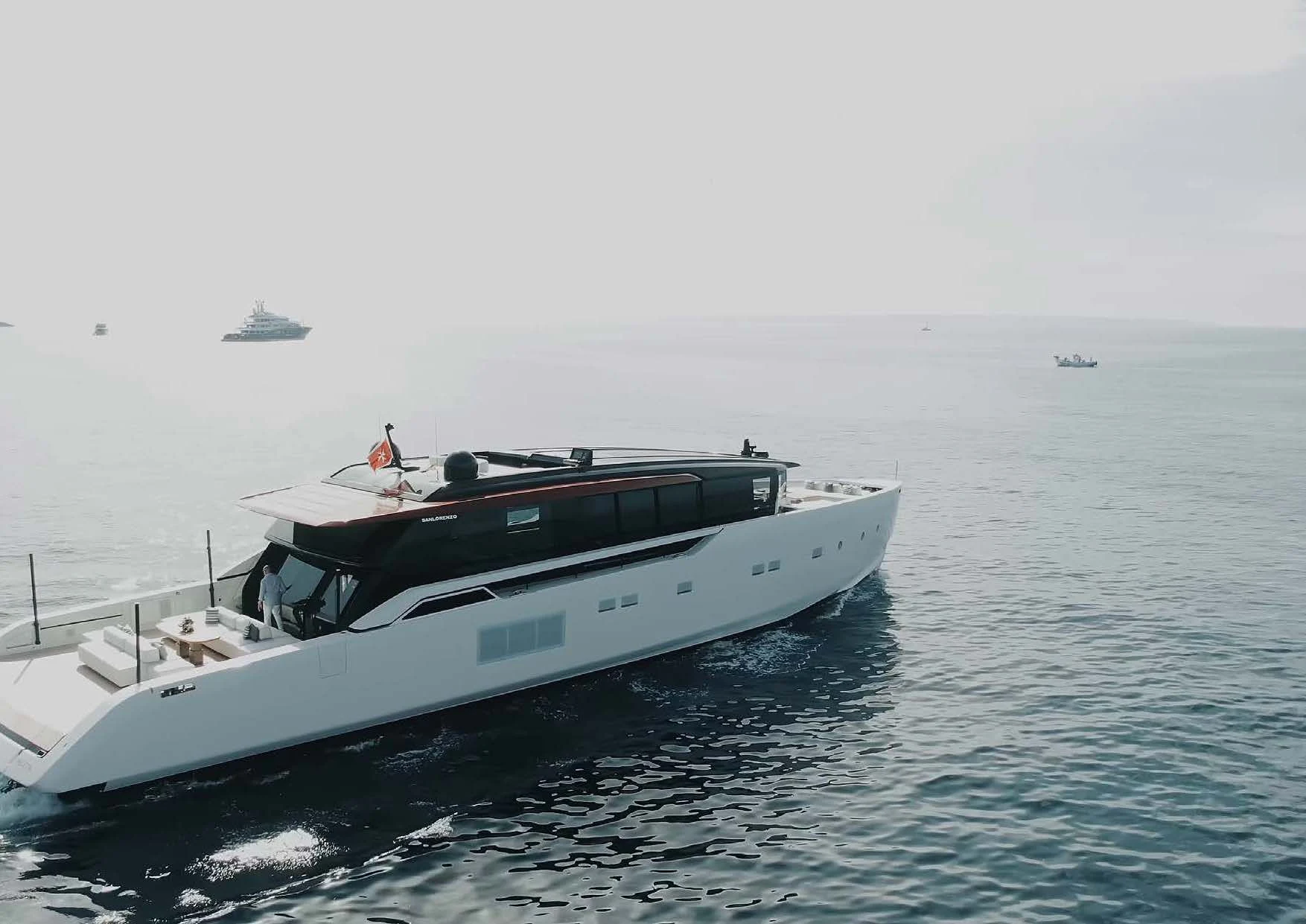 a boat in the water aboard ANMAX Yacht for Sale