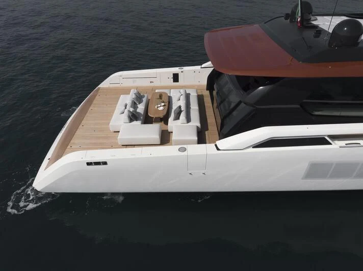 a boat on the water aboard ANMAX Yacht for Sale