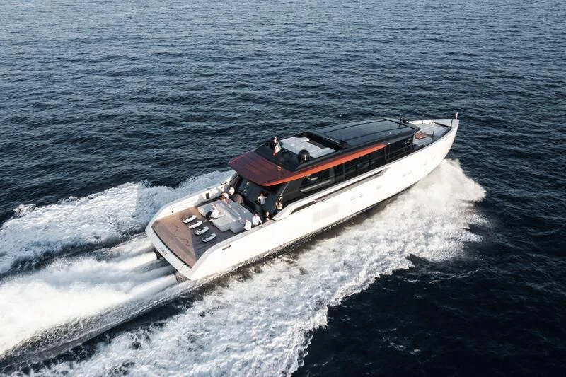 a boat on the water aboard ANMAX Yacht for Sale