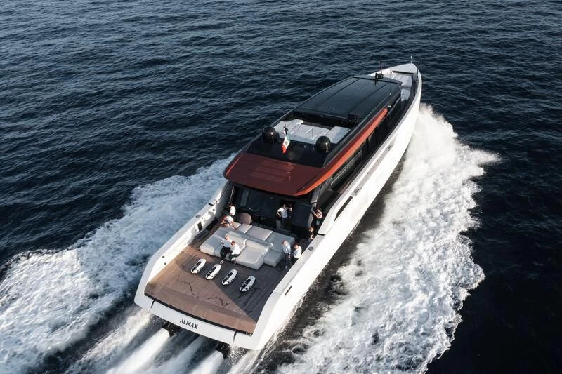 a boat on the water aboard ANMAX Yacht for Sale