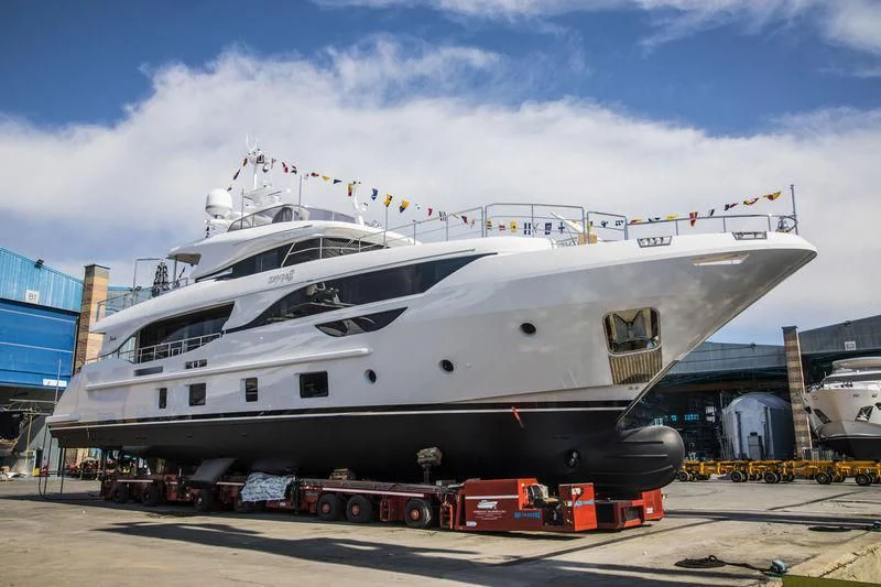 a large white yacht aboard ZEHRA 1 Yacht for Sale