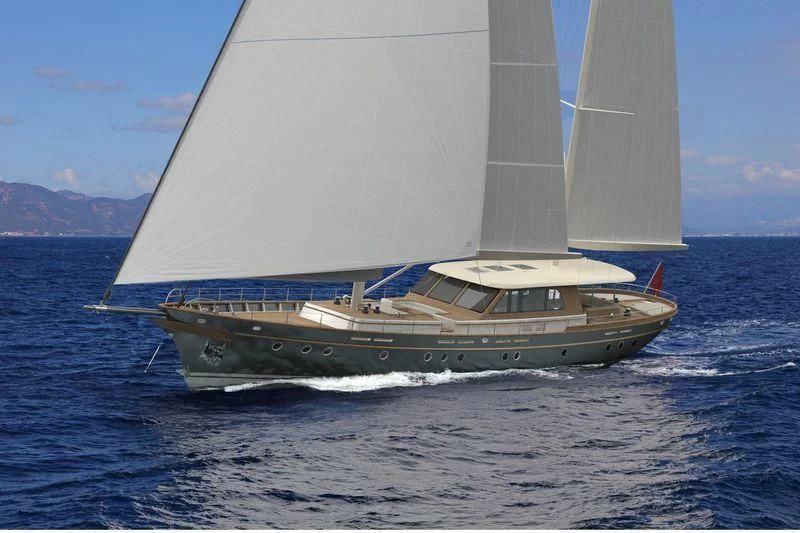 a boat on the water aboard VAGANTE Yacht for Sale
