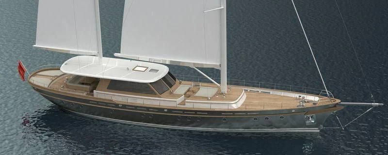 a ship on the water aboard VAGANTE Yacht for Sale