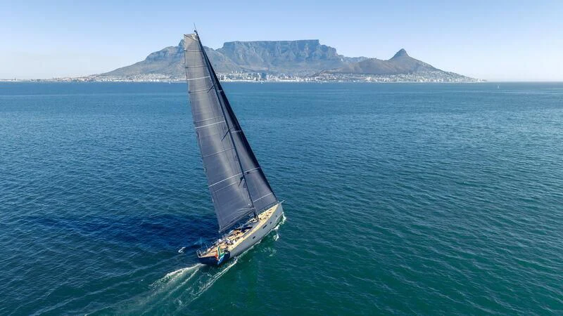 a boat sailing on the sea aboard NYUMBA GT Yacht for Sale
